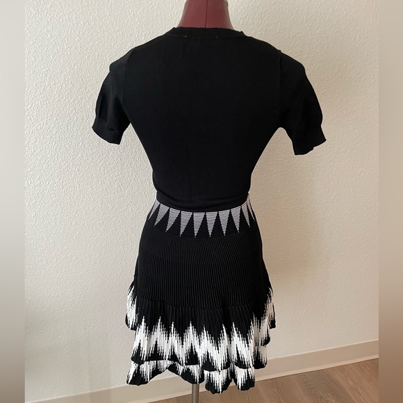 Maje Ralia Patterned Knit Dress size 2 - Picture 3 of 13